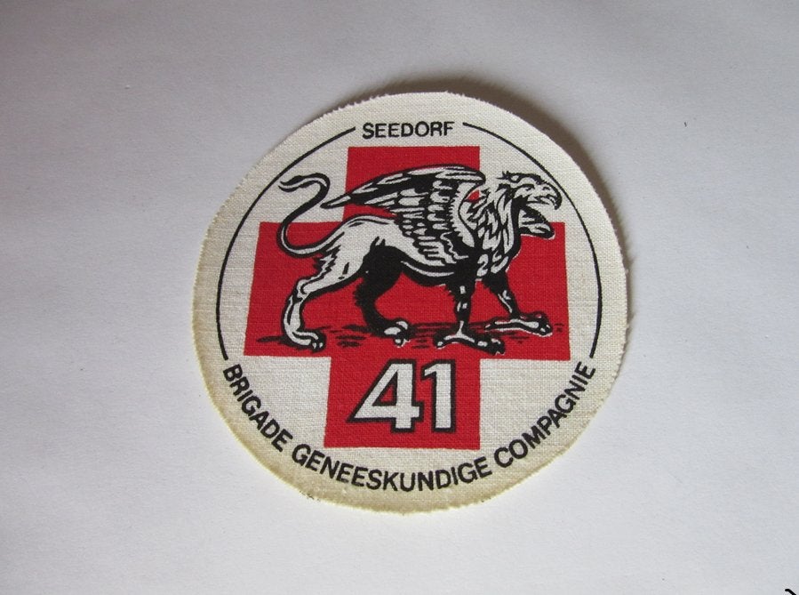 Seedorf embleem 41 Brigade Geneeskundige Compagnie, Verzenden, Landmacht, Nederland, Embleem of Badge
