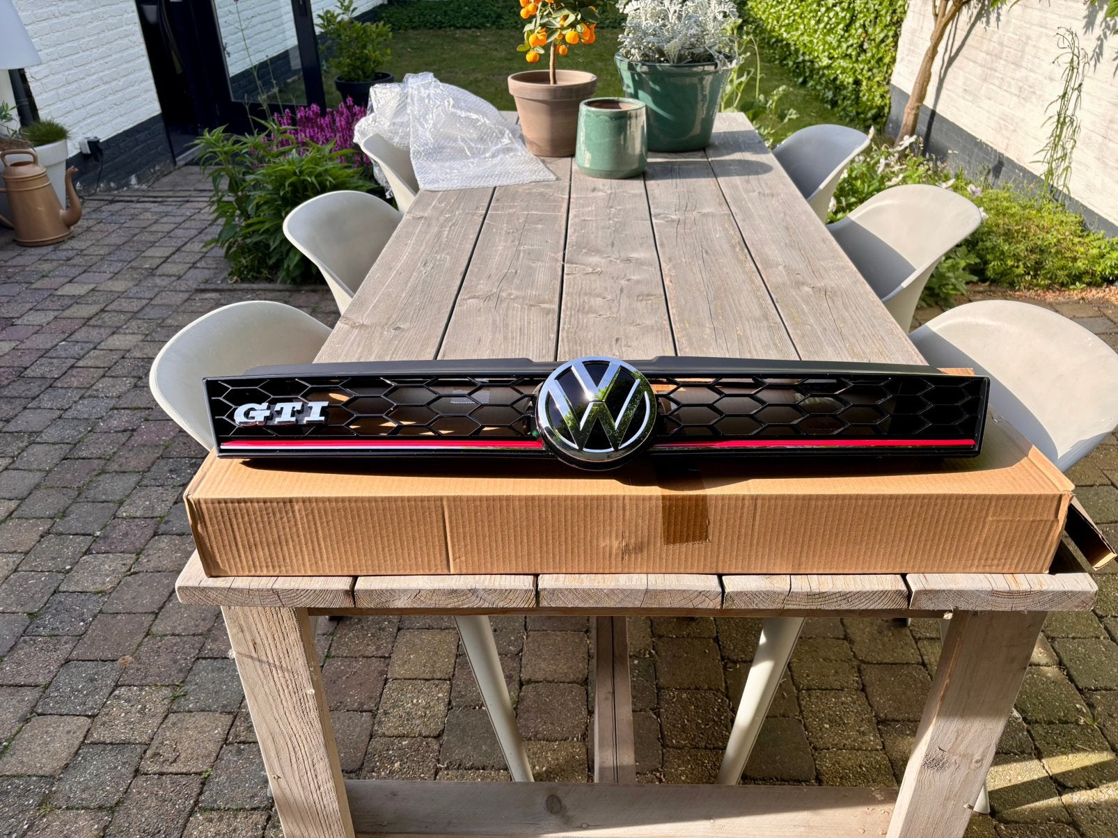 Polo 6R GTI grill 6C look - Gloednieuw, Ophalen, Nieuw, Bumper, Volkswagen