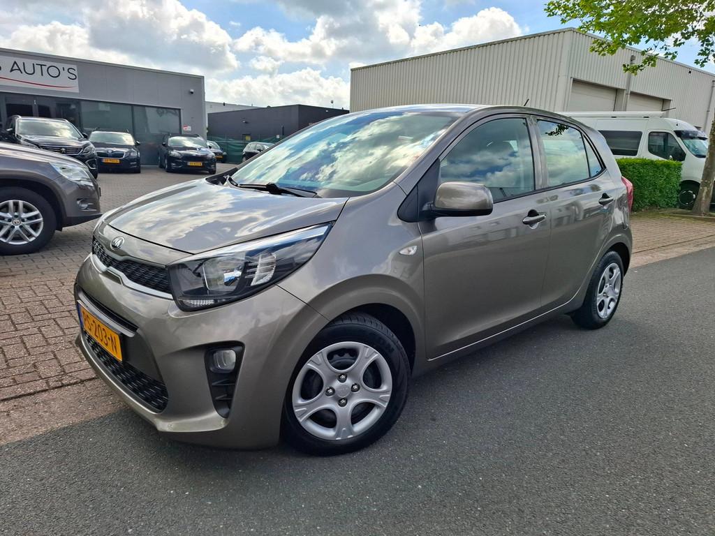 Kia Picanto 1.0 CVVT EconomyPlusLine AIRCO/5 DEURS!, Voorwielaandrijving, Stof, Gebruikt, 4 stoelen