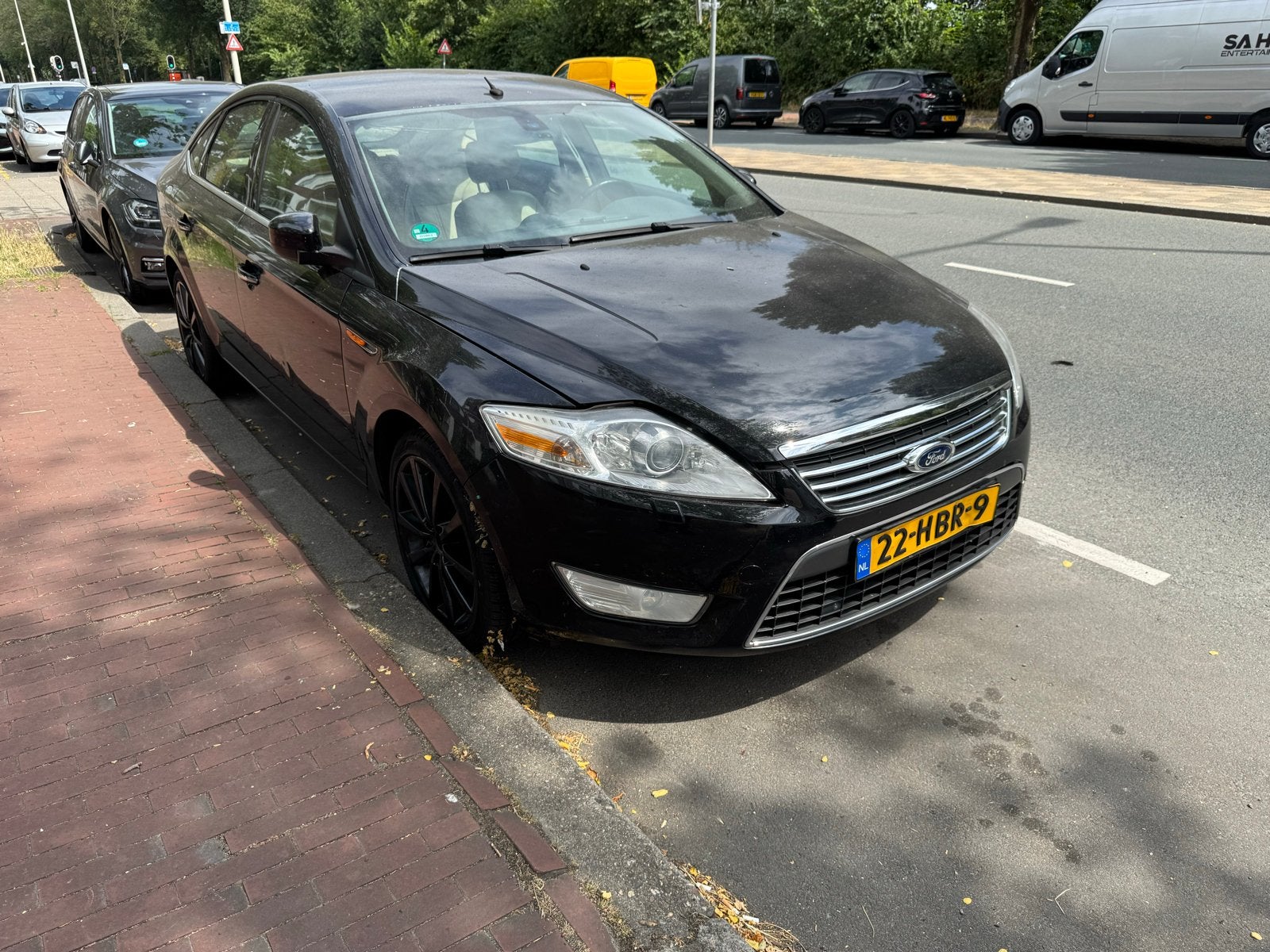 Ford Mondeo 2.3 16V 5D AUT 2008 Zwart Ghia uitvoering, 1441 kg, 730 kg, Beige, 4 cilinders