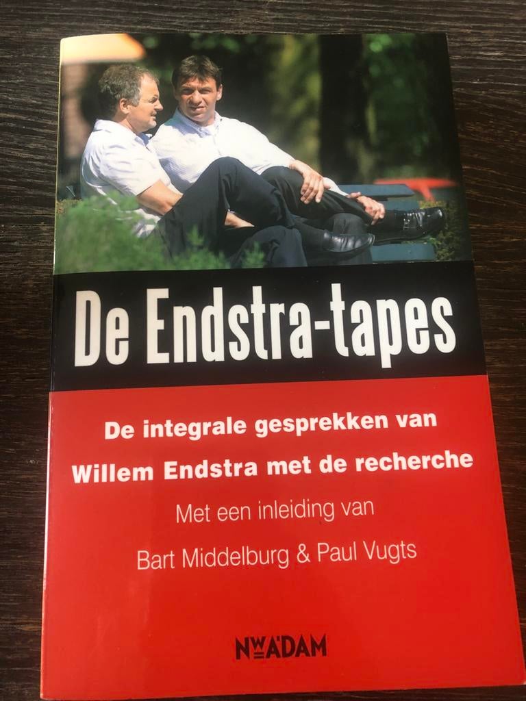 De Endstra-tapes: Gesprekken Willem Endstra met recherche, Boeken, Detectives, Gelezen, Ophalen of Verzenden