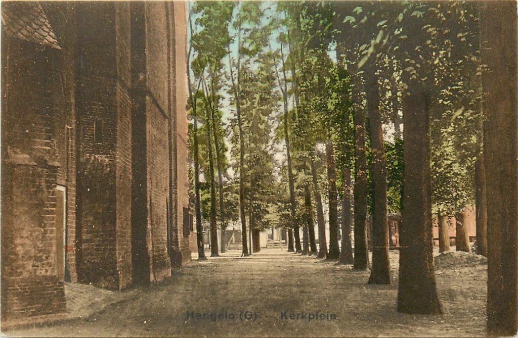 378-299-033 Hengelo GLD Marktplein, Verzamelen, Ansichtkaarten | Nederland, Verzenden, Voor 1920, Gelderland