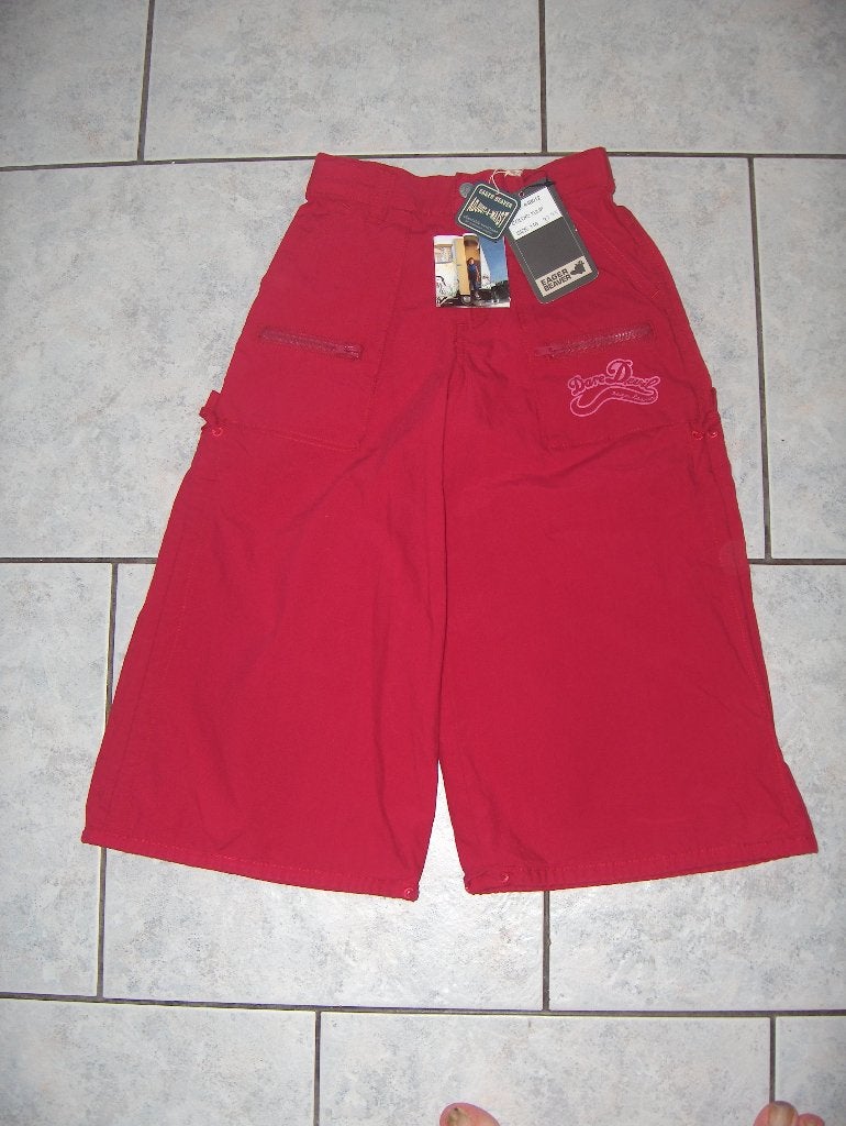 Nieuwe roze katoenen wijde pijpen broek EAGER BEAVER mt 116, Broek, Meisje, Eager Beaver, Nieuw