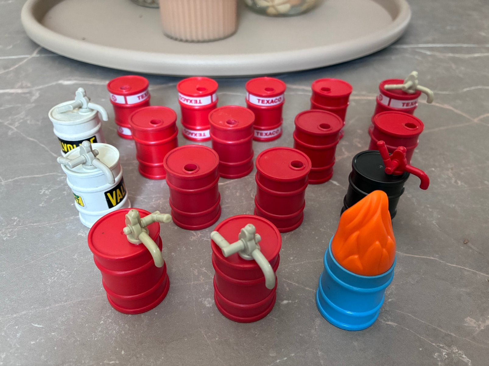 Olievaten., Kinderen en Baby's, Speelgoed | Playmobil, Gebruikt, Losse onderdelen, Overige typen, Ophalen of Verzenden