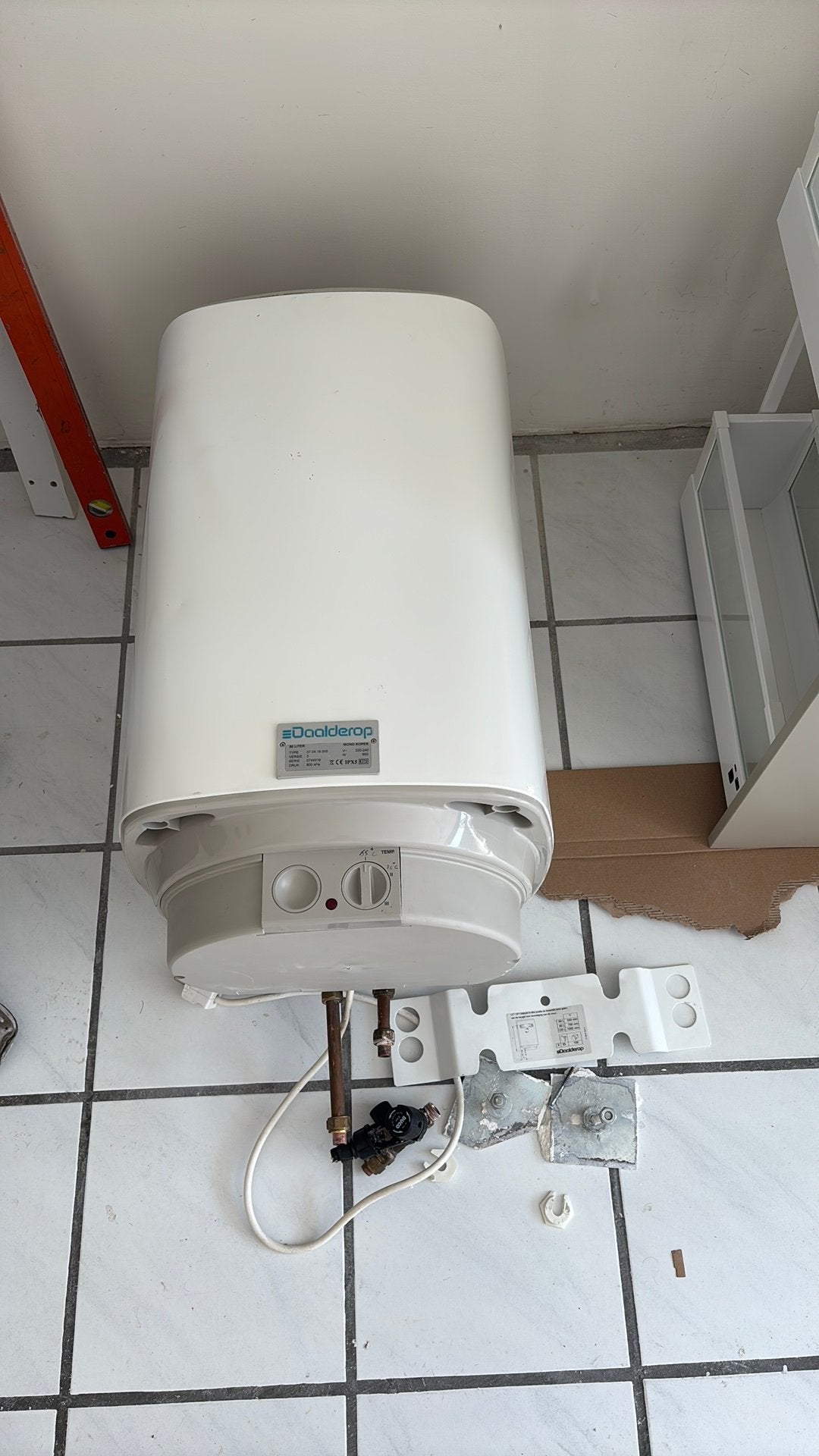 Daalderop 50 liter boiler, 20 tot 100 liter, Ophalen, Gebruikt, Boiler