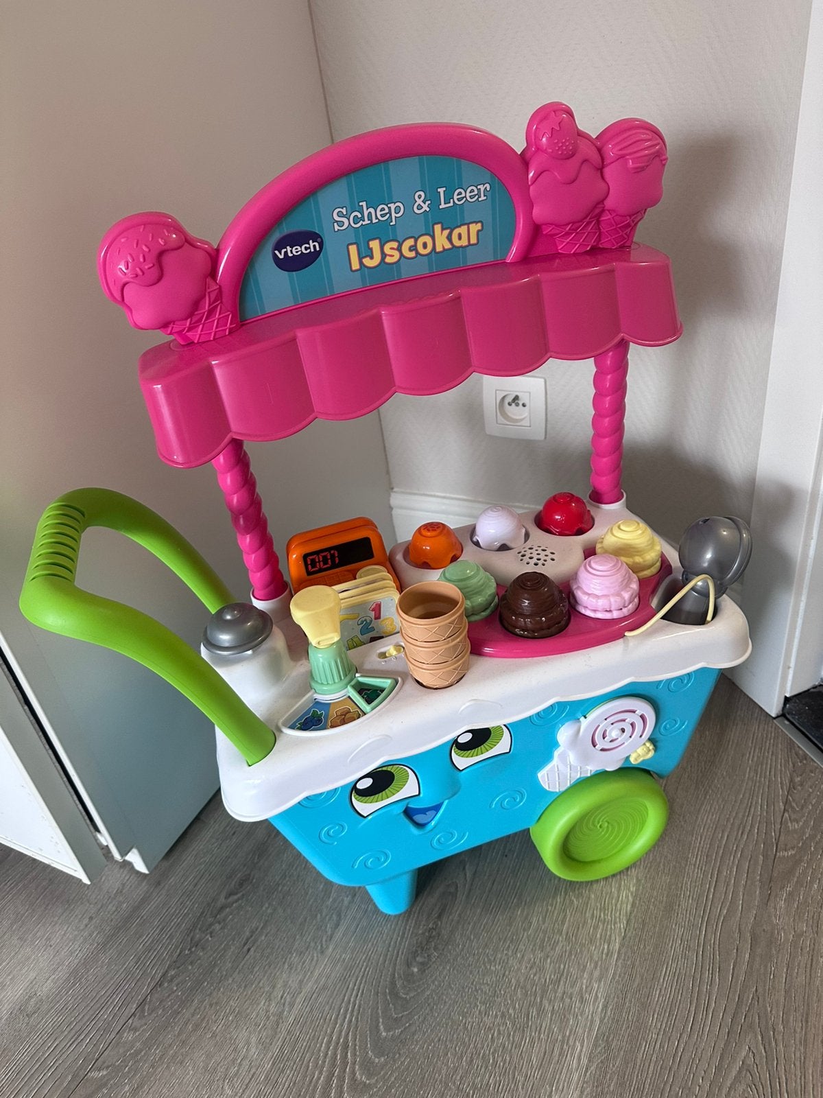 Ijscokar vtech compleet! Met geluiden OPRUIMING!, Ophalen, Zo goed als nieuw