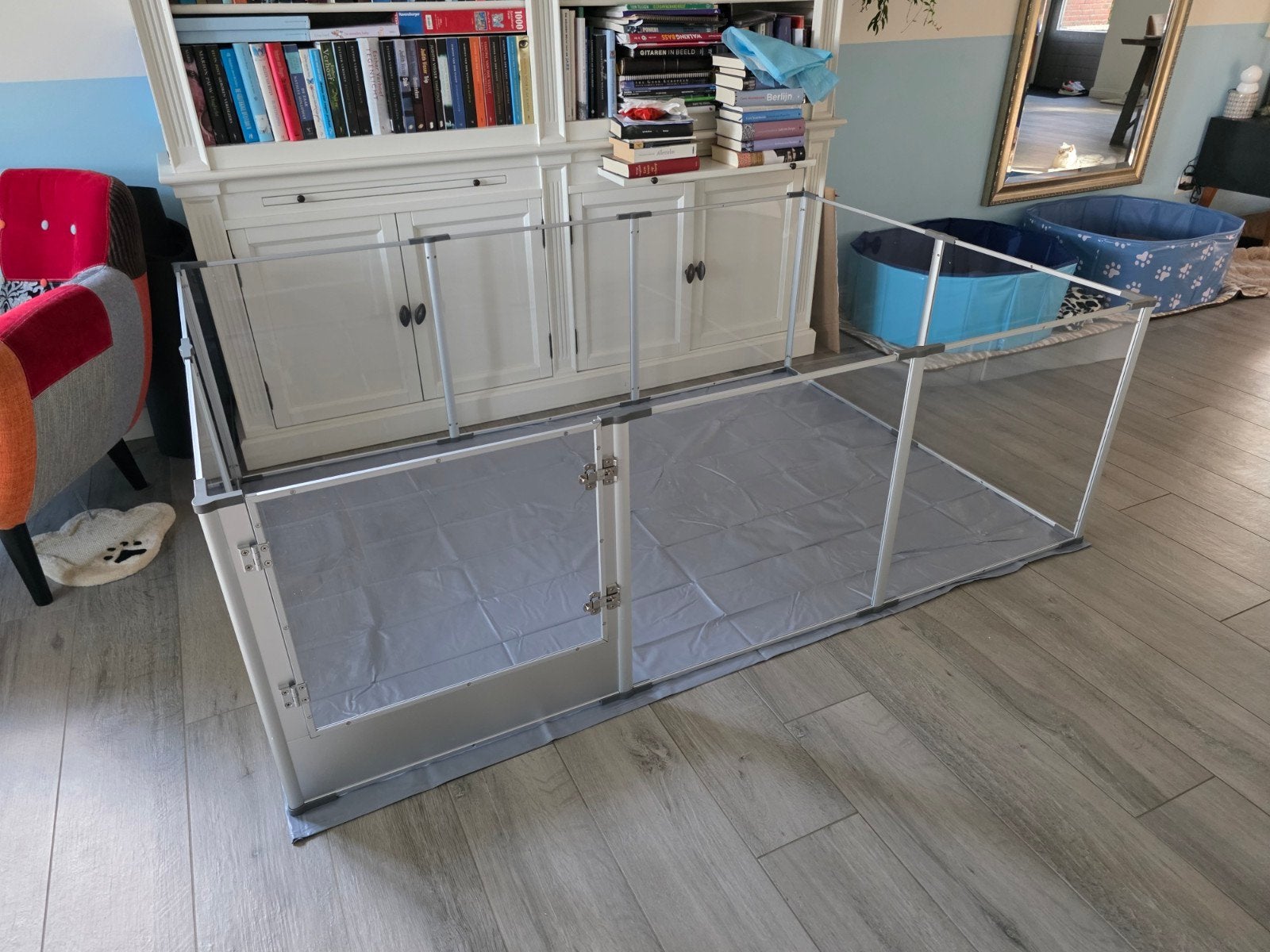 Grote kitten / puppy ren bench 180x120x60cm, Dieren en Toebehoren, Ophalen, Zo goed als nieuw