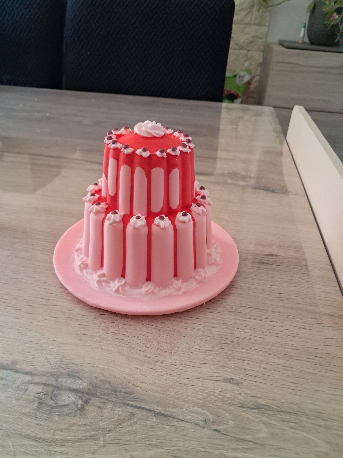 Taartje hans en grietje efteling 17cm 3d, Ophalen of Verzenden, Nieuw, Taarten of Cupcakes, Versiering