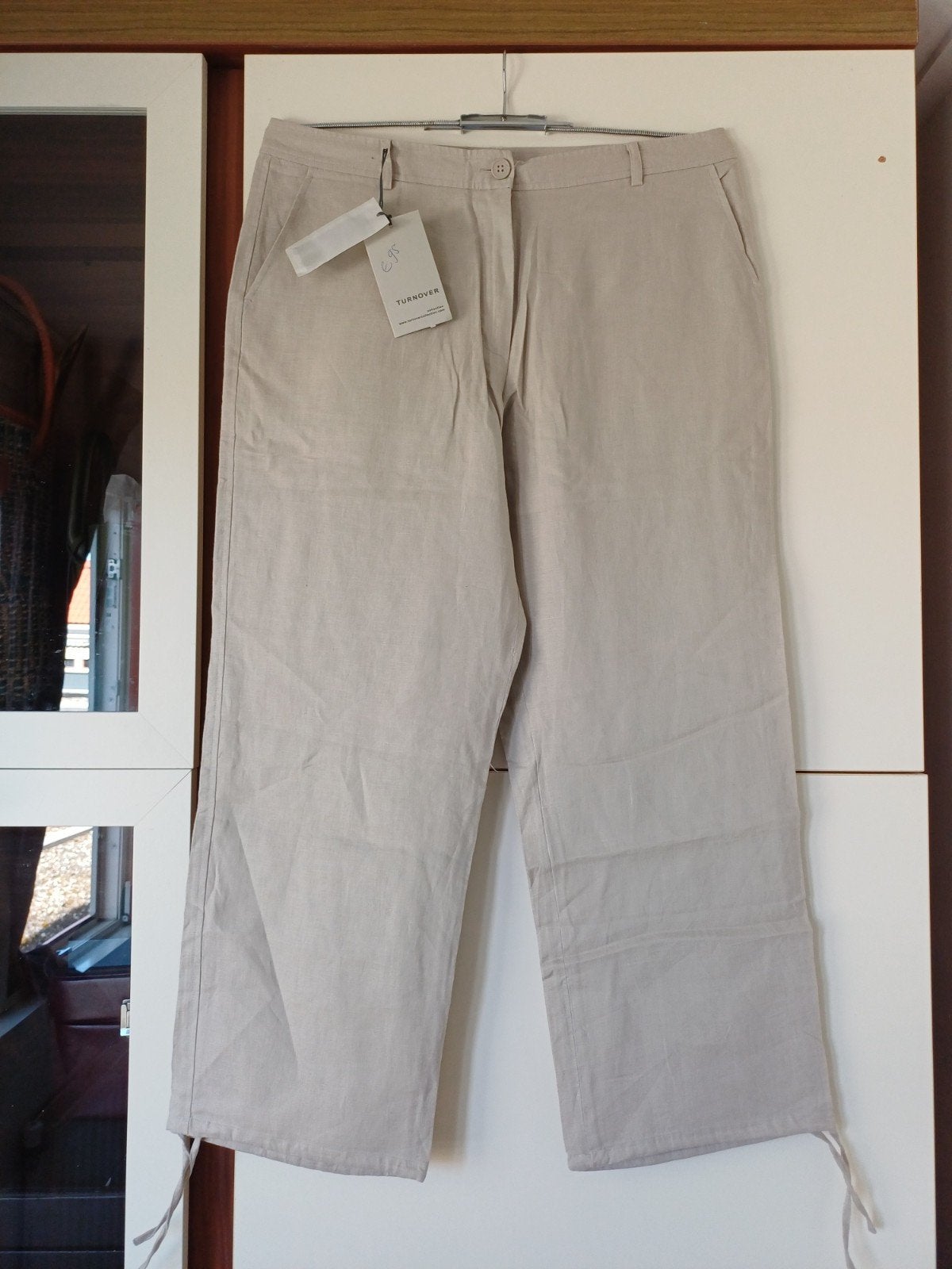 TURNOVER BROEK.  NIEUW, Zwart, Maat 42/44 (L), Nieuw, Ophalen of Verzenden
