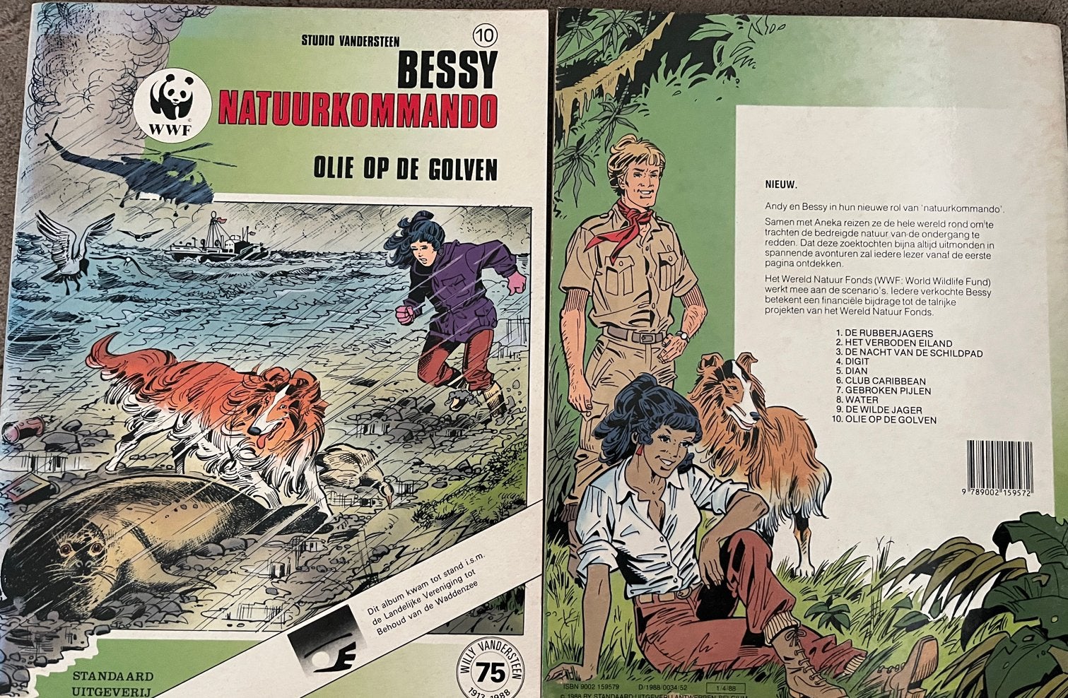 Bessy Natuurkommando: Olie op de Golven (nr. 10), Boeken, Eén stripboek, Ophalen of Verzenden, Gelezen