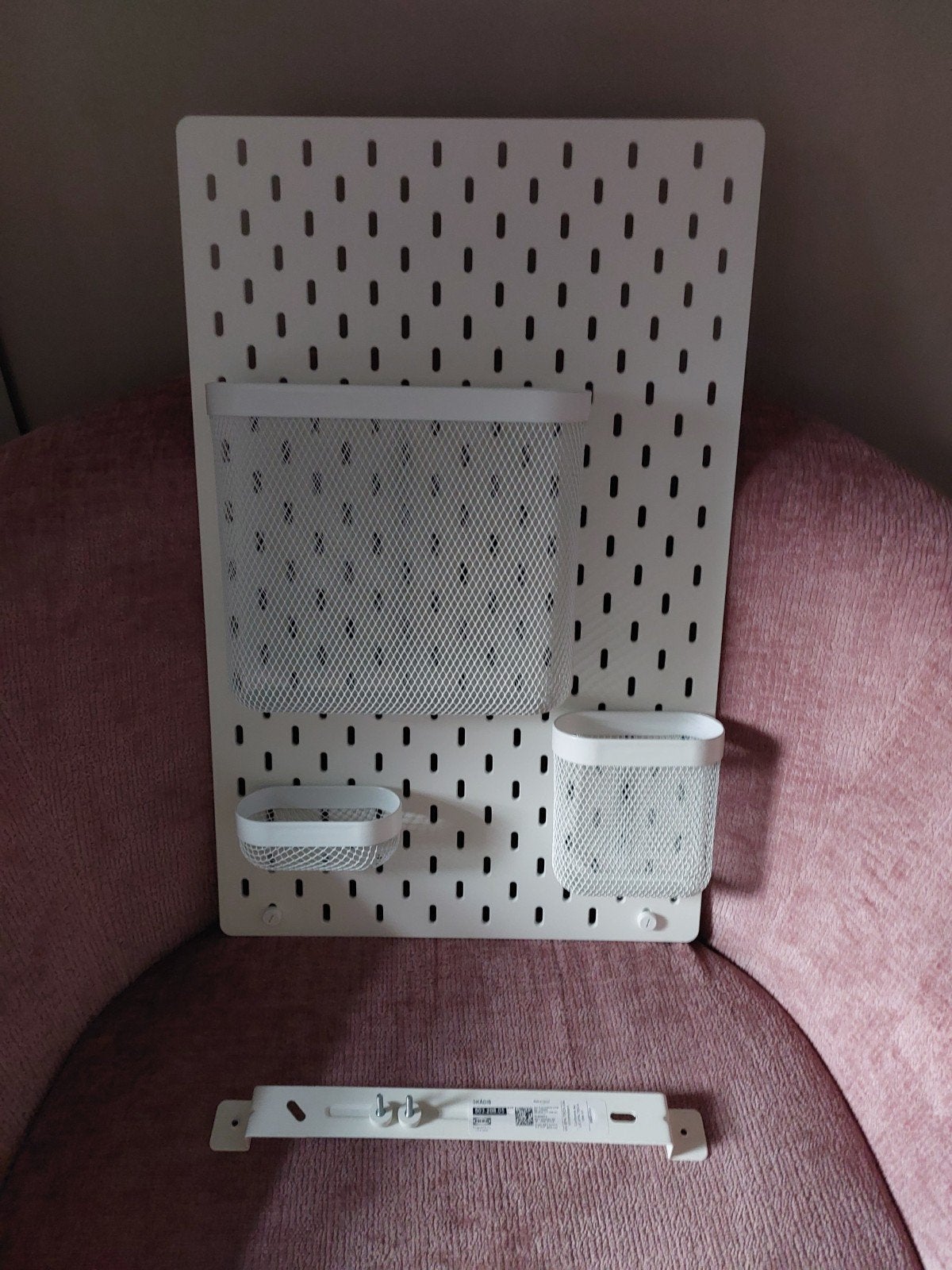 Ikea Skadis Ophangbord met Mandjes, Ophalen of Verzenden, Zo goed als nieuw, Overige typen