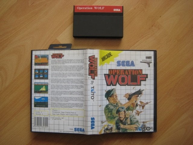 Operation Wolf Sega Mastersystem Master System, Spelcomputers en Games, Avontuur en Actie, Gebruikt, 1 speler, Ophalen of Verzenden