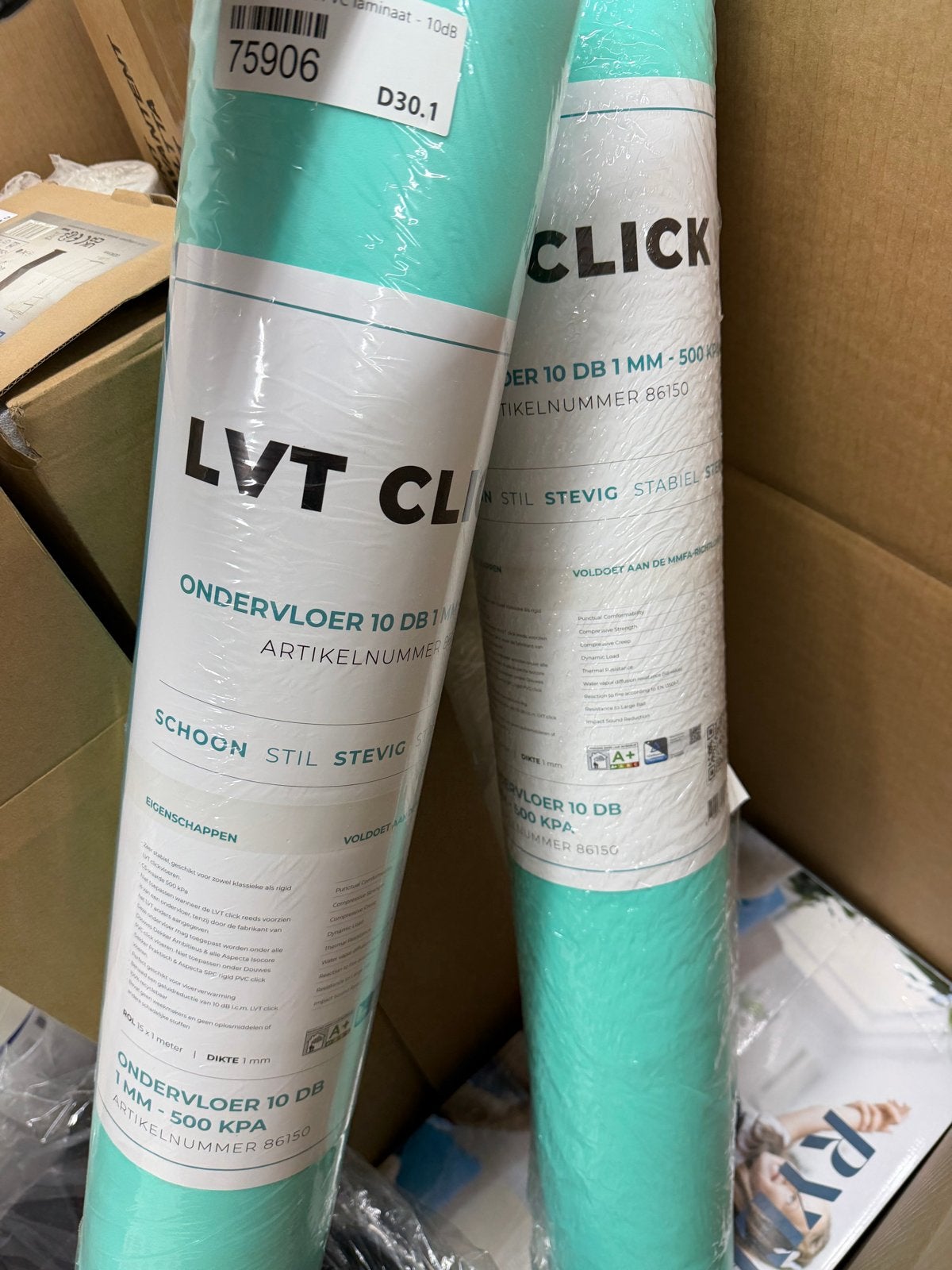 LVT Click Ondervloer 10 dB - Optimaal voor Vloerverwarming, Huis en Inrichting, Lvt click, Overige typen, Ophalen of Verzenden
