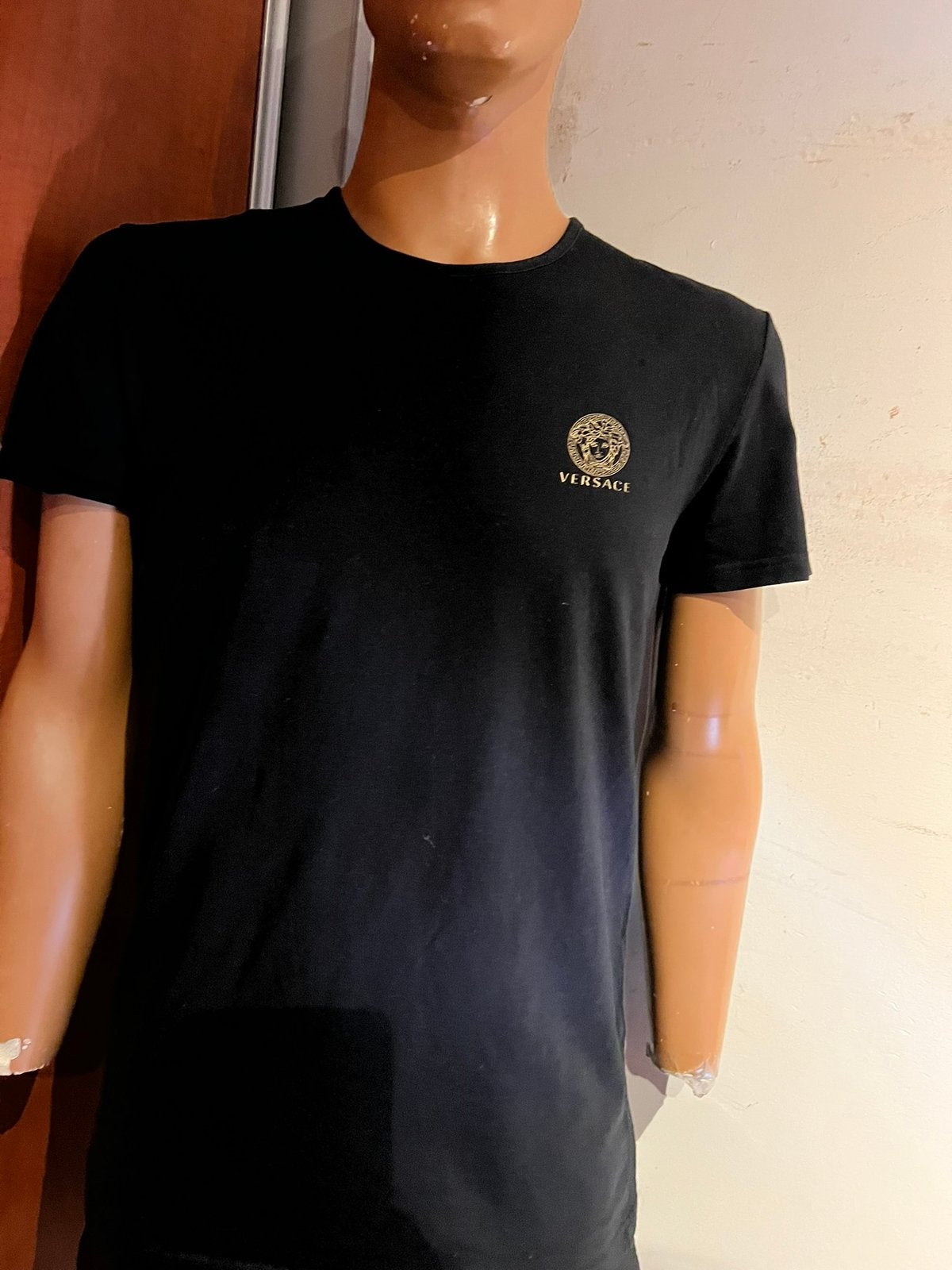 VERSACE shirt maat 6 m origineel ZGAN, G, G, Maat 48/50 (M), Zwart