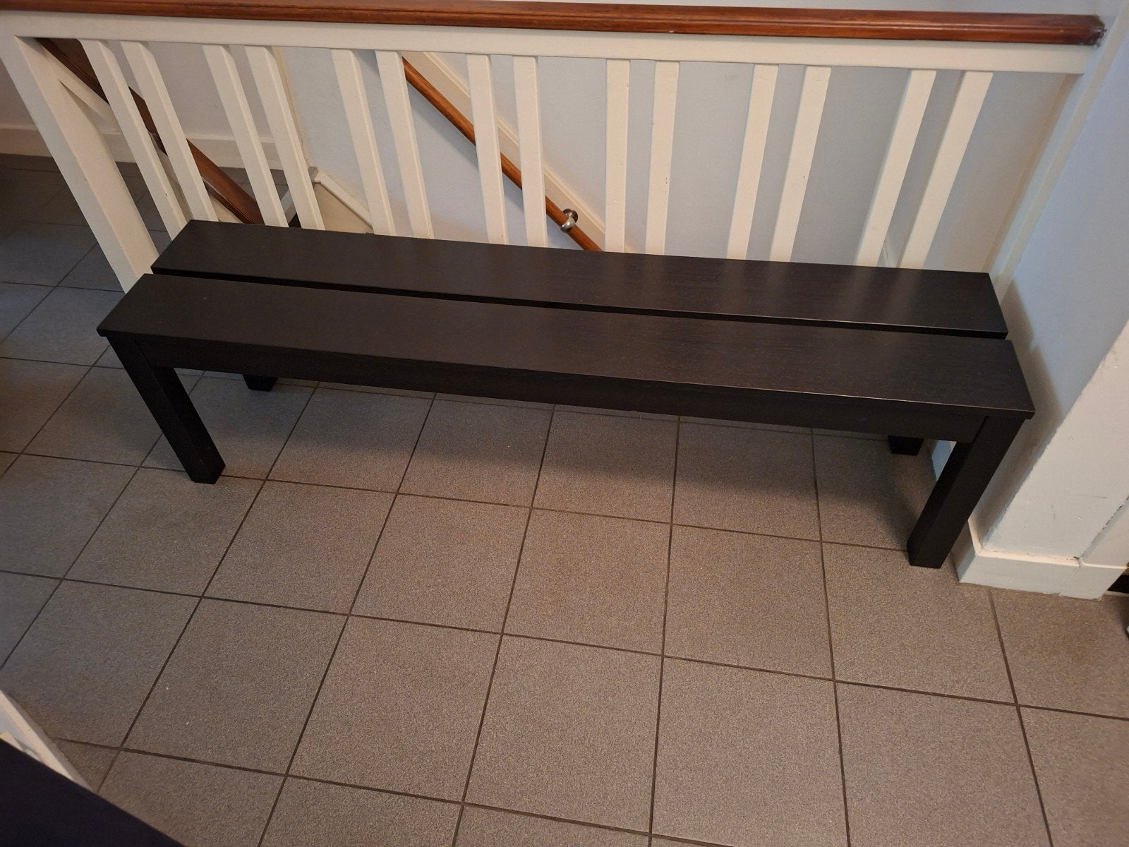 ikea zwarte lattenbank Bjursta, Ophalen