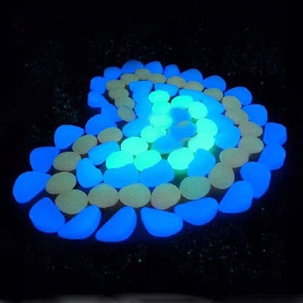 50 Glow In The Dark Stenen Set Voor Aquarium / Vissen Sier, Verzenden, Nieuw, Plant(en), Steen of Hout