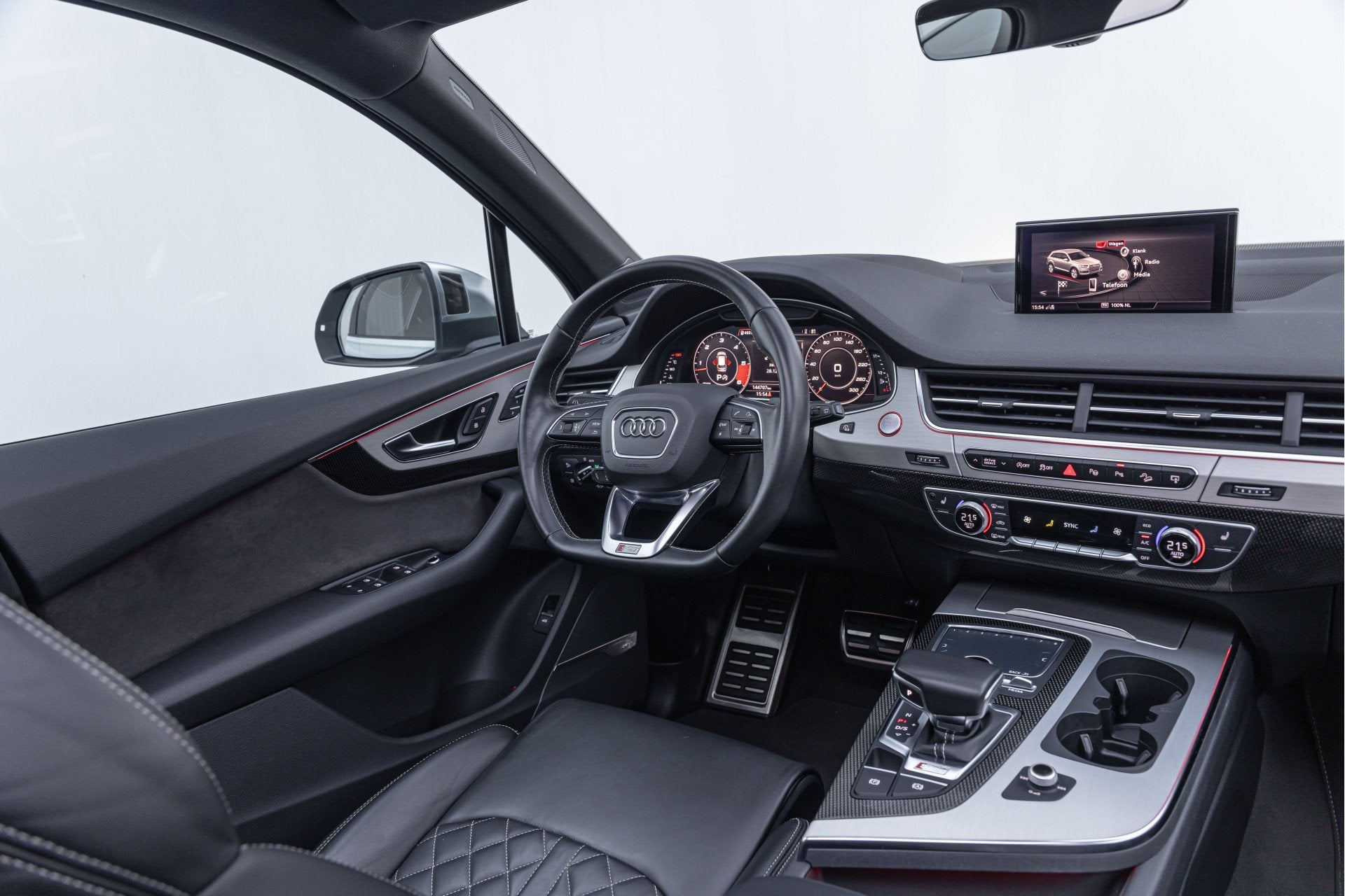 Audi SQ7 4.0 TDI 435pk Quattro 7p Pano 4-wielsturing Bose Hu, SQ7, Gebruikt, 7 stoelen, Wit