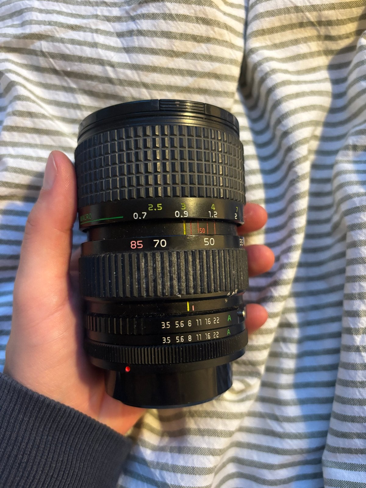 Tokina AT-X 28-85mm f/3.5-4.5 lens - 62mm filtermaat, Gebruikt, Tokina, Ophalen of Verzenden, Standaardlens