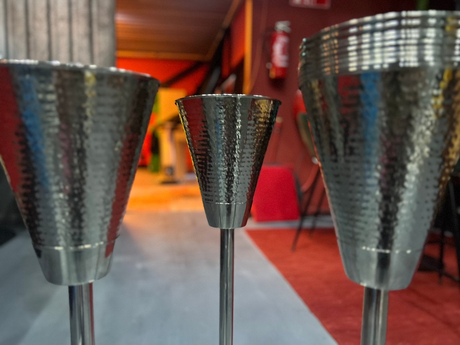 Champagne/Wijnkoeler op standaard zilver, Ophalen of Verzenden, Zo goed als nieuw