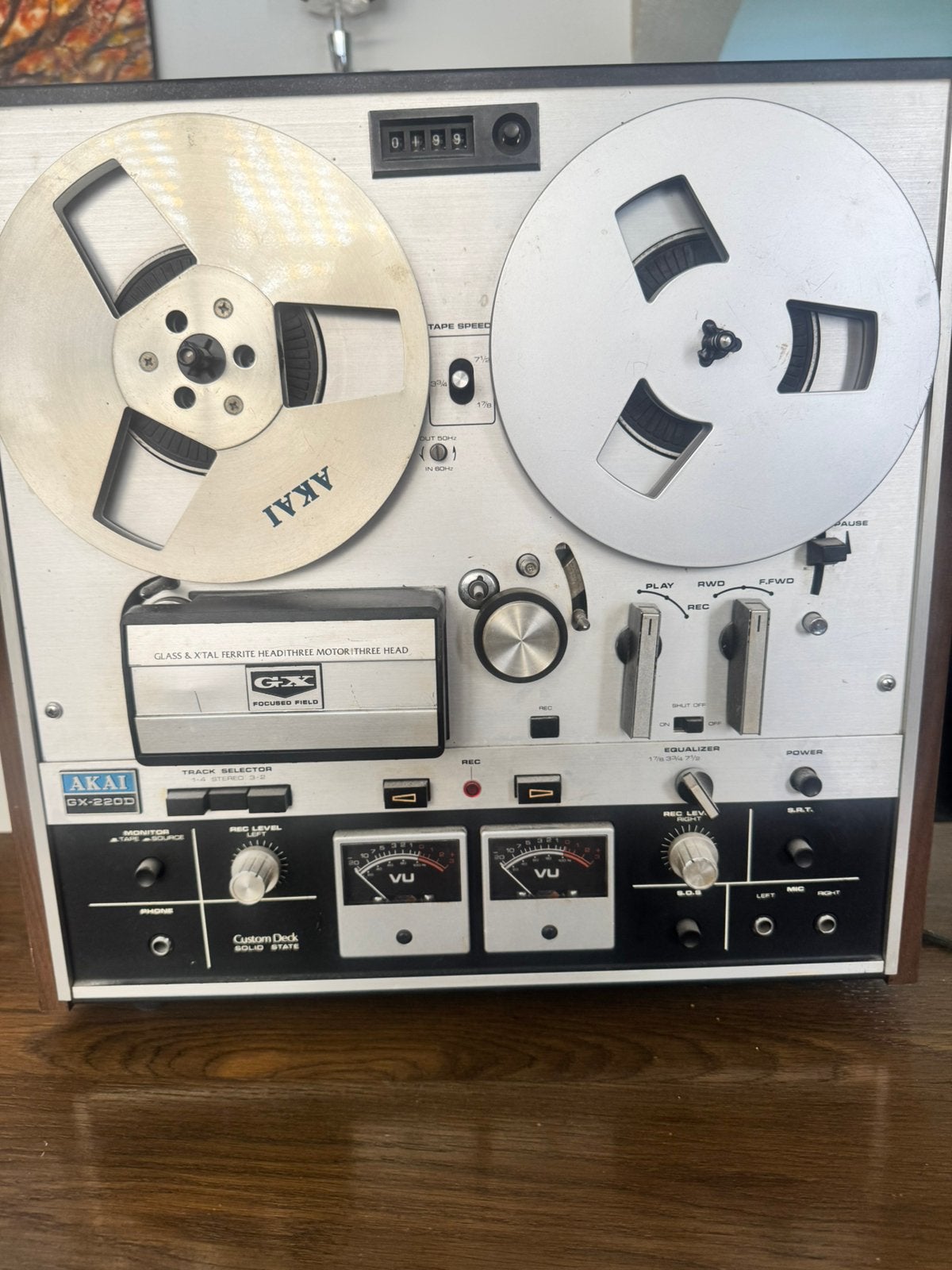 Te koop vintage Akai GX  220 D bandrecorder!, Audio, Tv en Foto, Bandrecorders, Ophalen, Bandrecorder