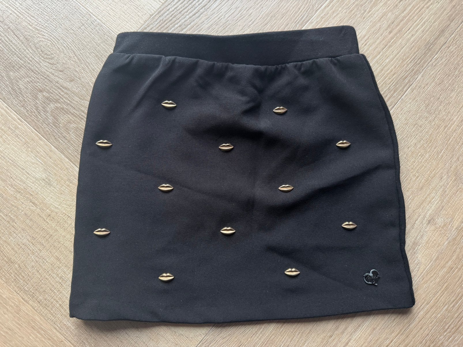 Jill Nicolette van Dam rok zwart/goud maat 110/116, Ophalen of Verzenden, Gebruikt, Meisje, Jurk of Rok