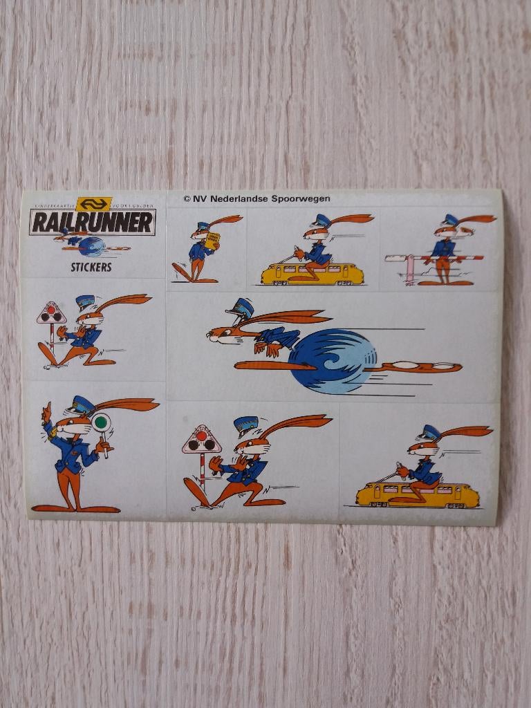 stickervelletje NS RAILRUNNER, Ophalen of Verzenden, Zo goed als nieuw, Bedrijf of Vereniging