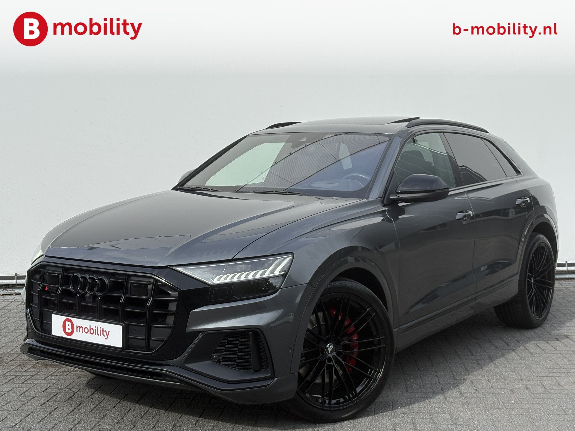 Audi SQ8 4.0 TDI V8 quattro Trekhaak 3500kg ABT 23'' Bang&Ol, Auto's, Gebruikt, Leder, Bedrijf, Diesel