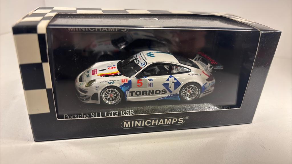 Porsche 911 gt3 rsr #5 tornos minichamps 1.43