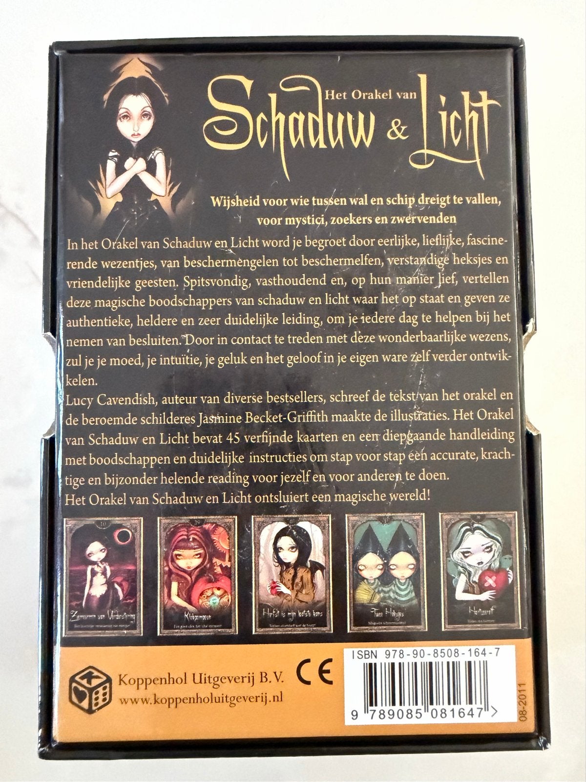 Het Orakel van Schaduw & Licht - Lucy Cavendish, Ophalen of Verzenden, Gelezen, Tarot of Kaarten leggen, Instructieboek