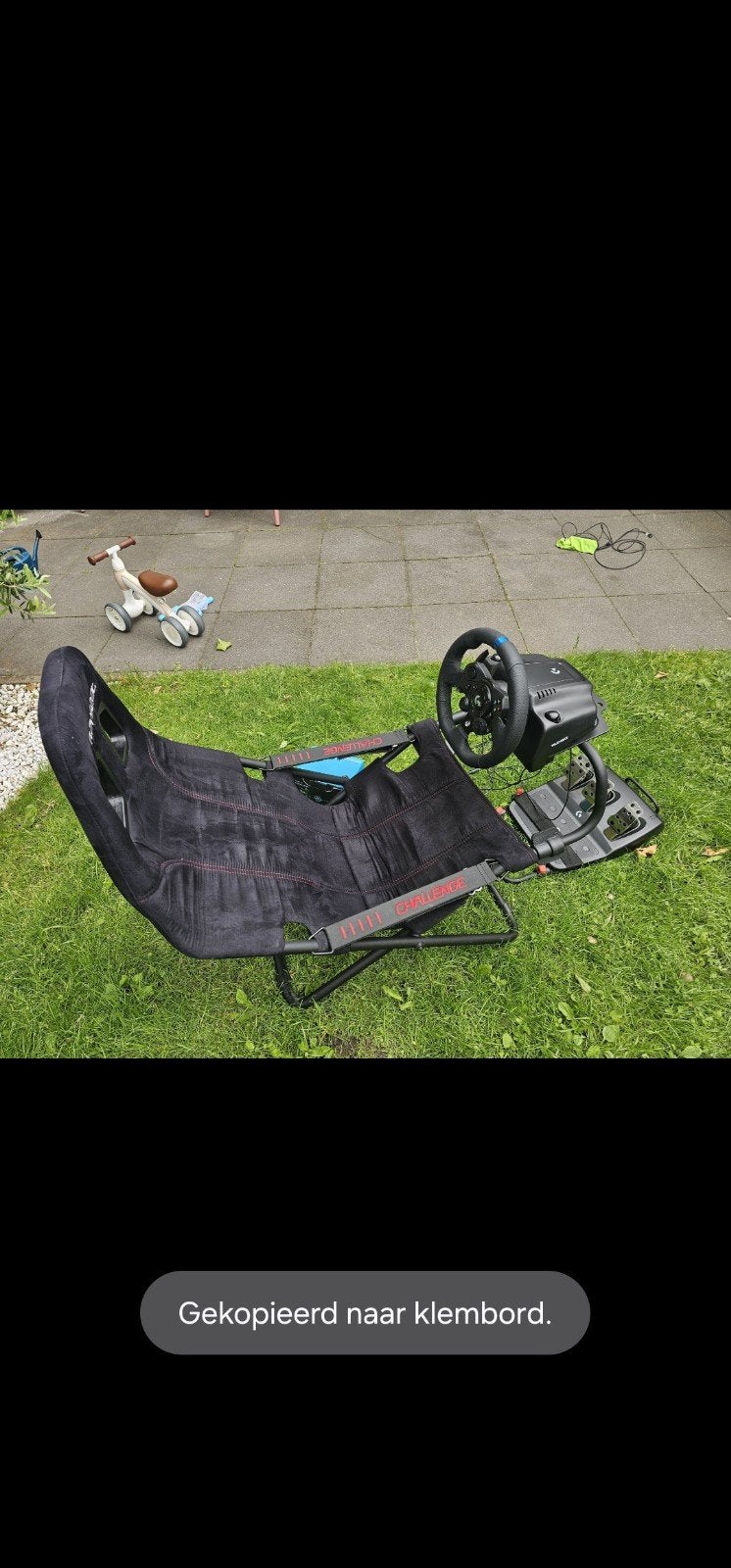 Playseat Challenge met Logitech G29 & Shifter (Xbox), Ophalen, Zo goed als nieuw, Stuurtje of Sportattribuut, Xbox One