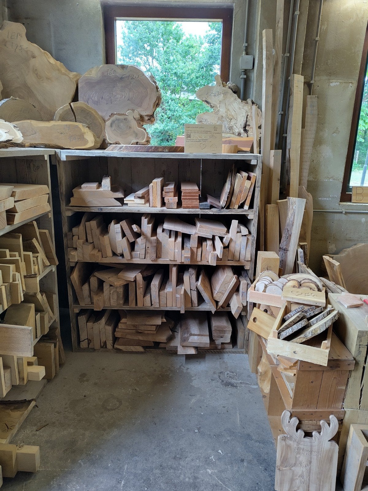 Diverse houten schijven en planken voor decoratie/hobby, Ophalen, Minder dan 25 mm, Overige typen, Nieuw