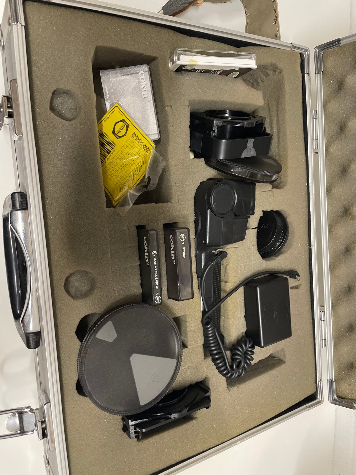 Cokin Filterset met diverse filters en accessoires in koffer, Gebruikt, Minder dan 50 mm, Cokin, Filterset