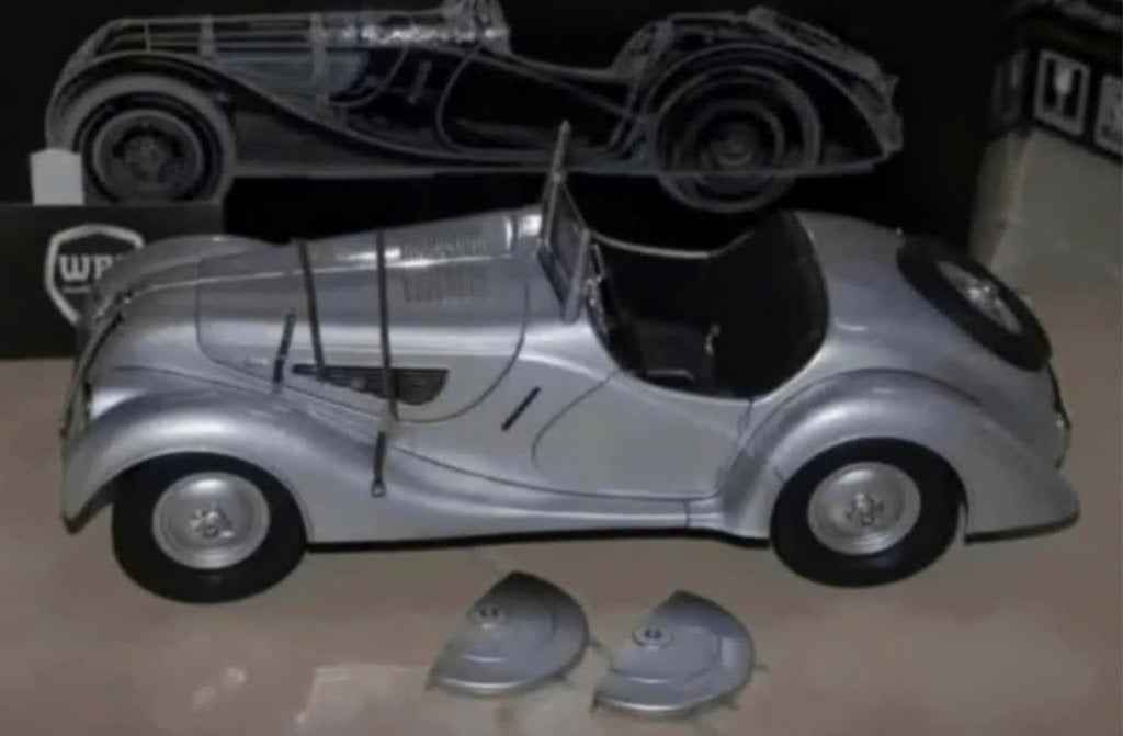 1:12 BMW 328 ROADSTER silver Premium classixxs in box WRH, Verzenden, Zo goed als nieuw, 1:9 t/m 1:12, Auto