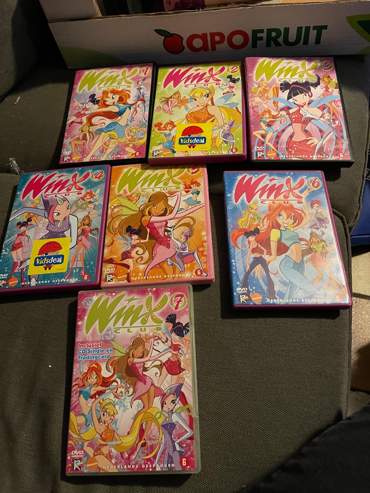 Winx Club DVD collectie - 1-7, Animatie, Tv-serie, Vanaf 6 jaar, Gebruikt