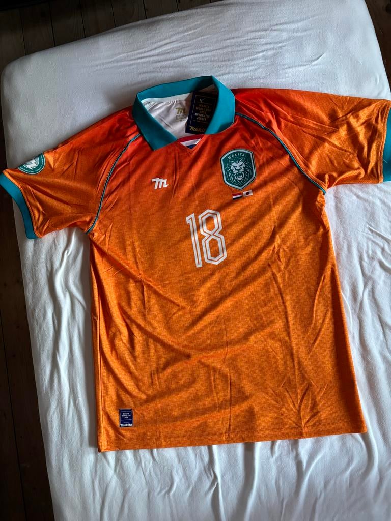 Makita World Cup 2026 Voetbalshirt Oranje Maat M, Kleding | Heren, Sportkleding, Maat 48/50 (M), Nieuw, Oranje, Ophalen of Verzenden