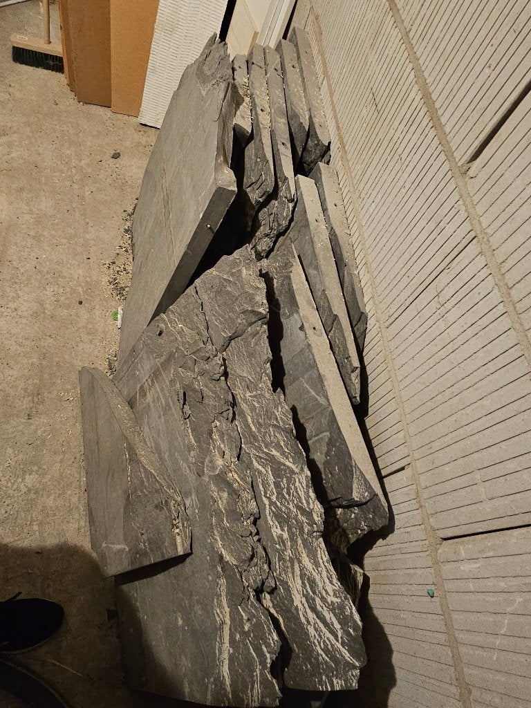 Leisteen, flagstone, Ophalen, Gebruikt, Terrastegels, Natuursteen