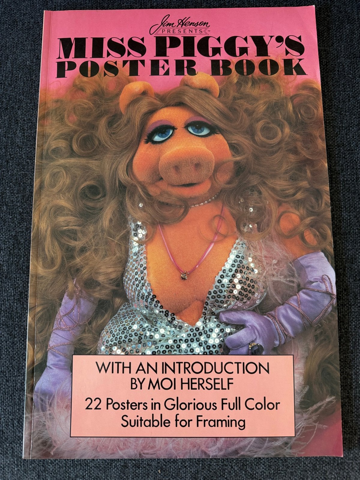 Miss Piggy's Poster Book (1986) - 22 posters in topstaat, Boeken, Ophalen of Verzenden, Zo goed als nieuw, Muziek, Film of Tv