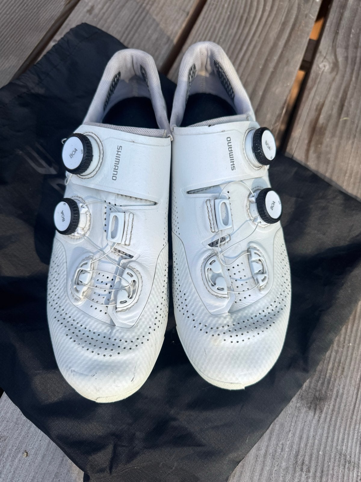 Shimano SH-RC902 S-PHYRE raceschoenen wit EU 43, Ophalen of Verzenden, Gebruikt, Kleding