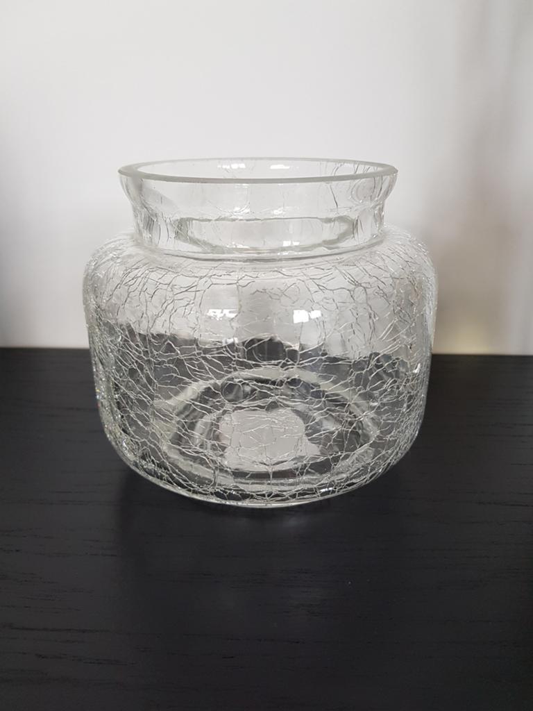 Leuk glazen vaasje, Huis en Inrichting, Woonaccessoires | Vazen, Overige kleuren, Ophalen of Verzenden, Minder dan 50 cm, Glas
