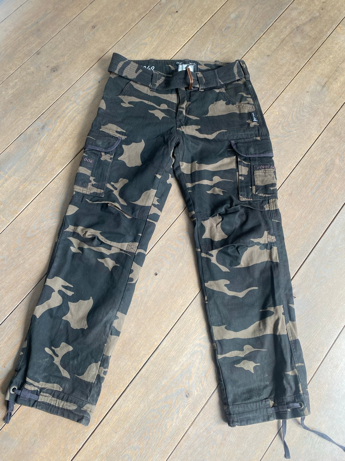 John Doe Motorbroek Camouflage Maat W30/L32 Z.G.A.N., Ophalen of Verzenden, Zo goed als nieuw, Overige kleuren, W32 (confectie 46) of kleiner