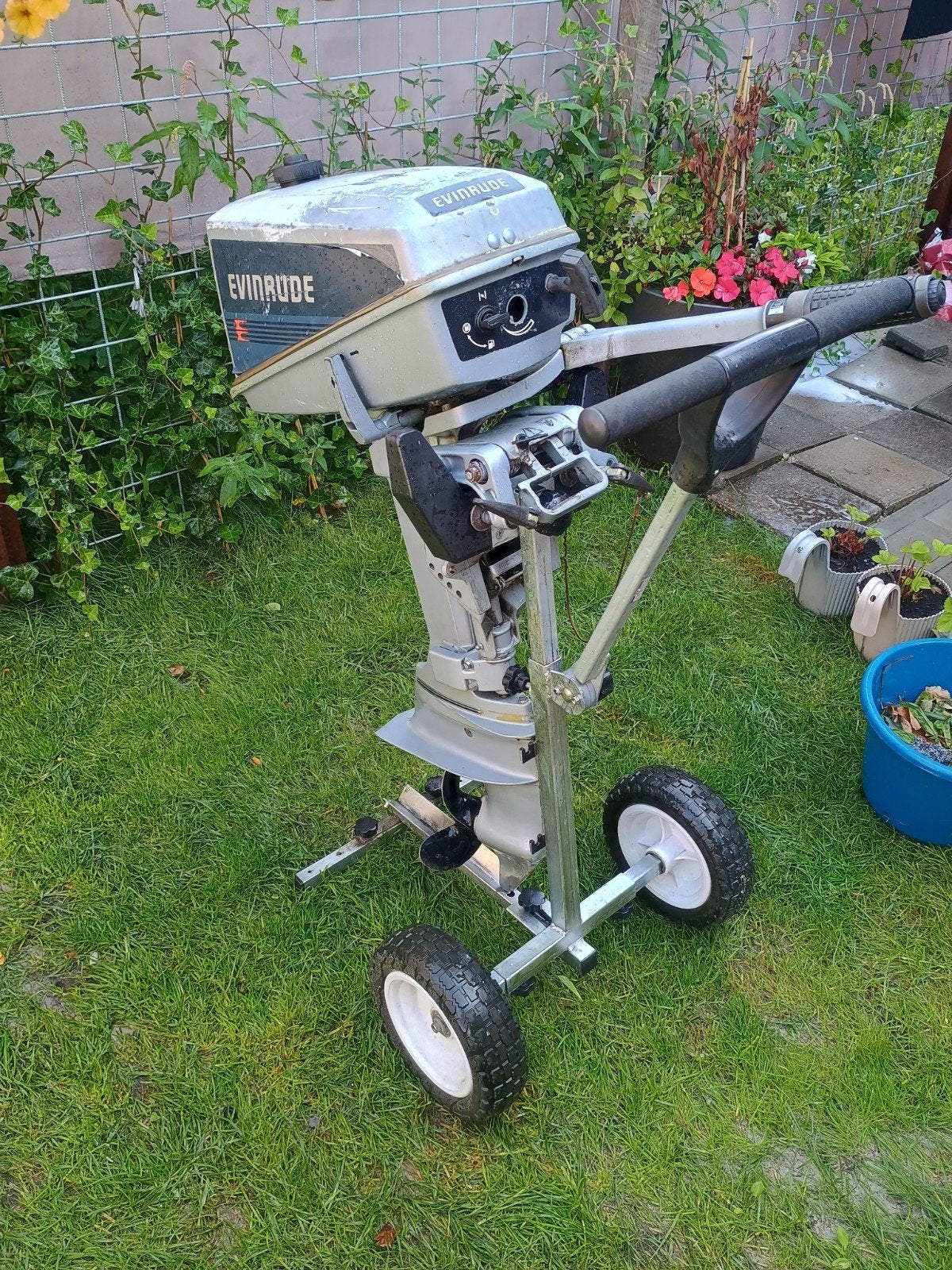 Evinrude 4 pk 2 takt buitenboordmotor, Ophalen, Gebruikt, Minder dan 5 pk, Viertaktmotor