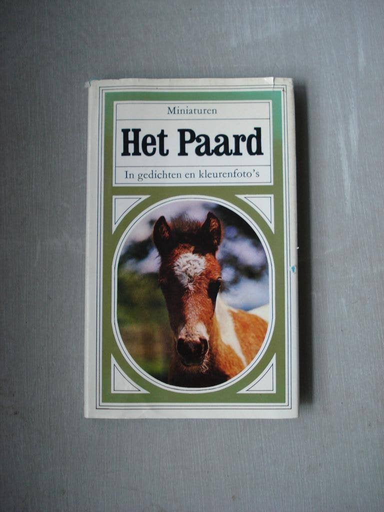 Het paard in miniaturen en kleurenfoto`s, Ophalen of Verzenden, Gelezen, Paarden of Pony's