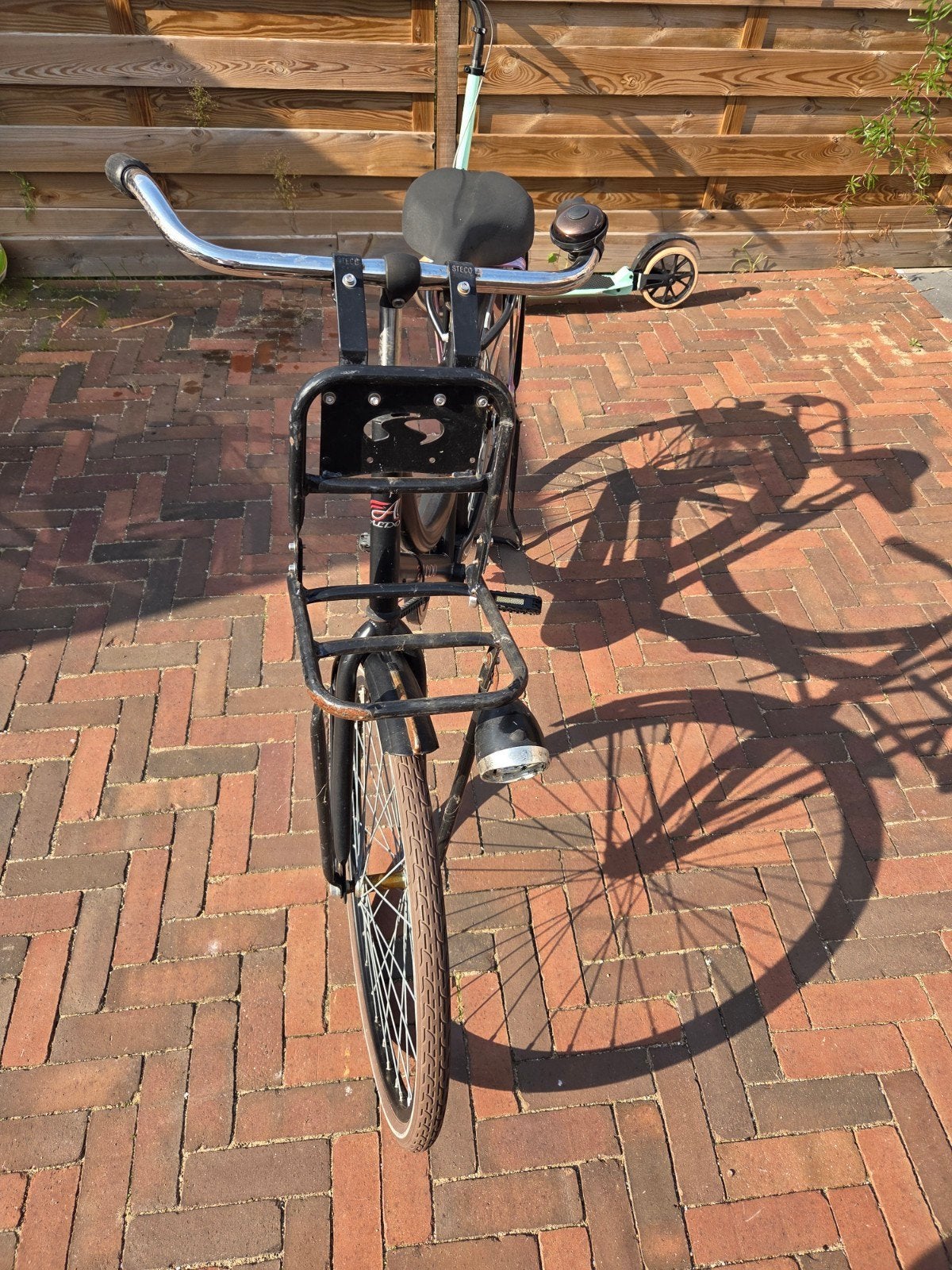 Altra transportfiets 24 inch  - Zwart, met voor- en achterdr, Ophalen, Gebruikt, Overige merken