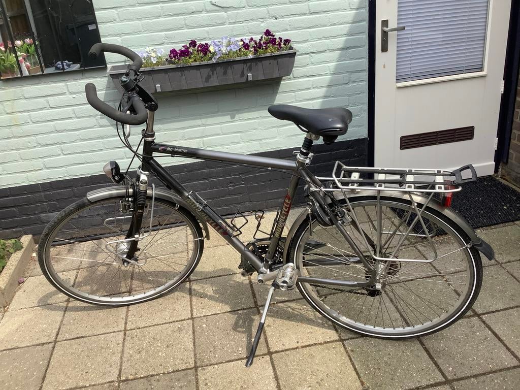 Multicycle Trekking Herenfiets, 28 inch, Gebruikt, Velgrem, 57 tot 61 cm