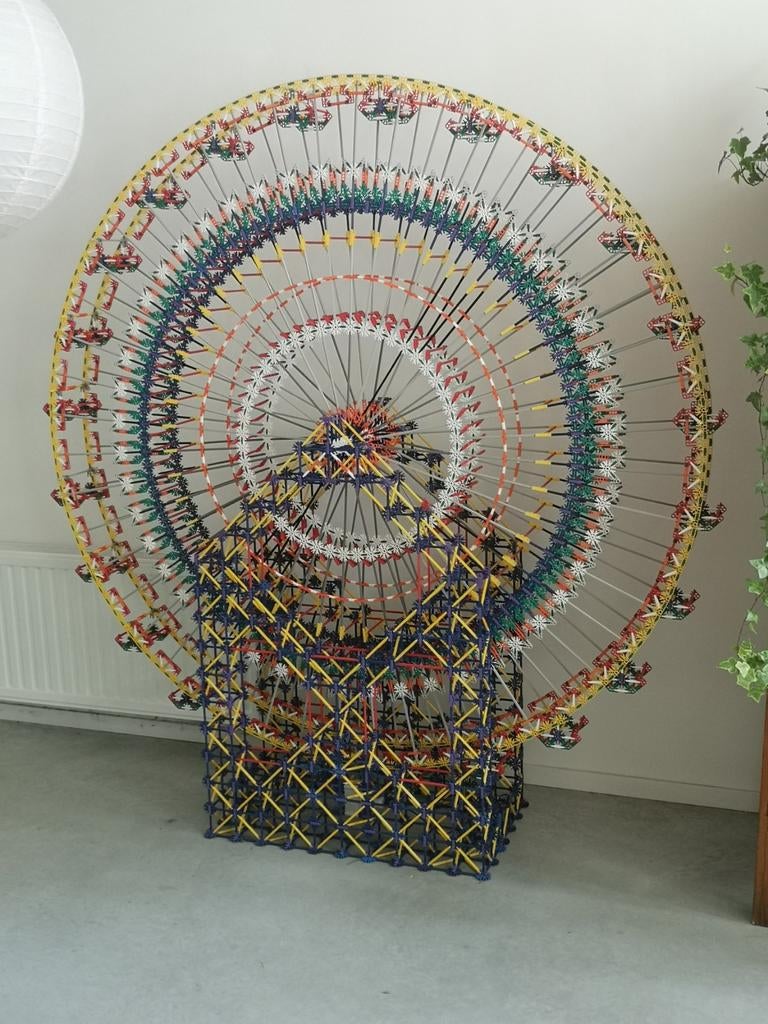 K'nex #89790 6ft ferris wheel/reuzenrad (100% compleet!), Kinderen en Baby's, Speelgoed | Bouwstenen, Ophalen of Verzenden, Zo goed als nieuw