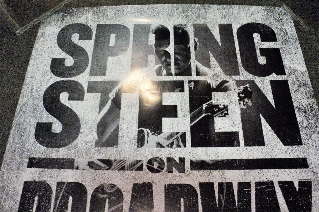 Bruce Springsteen PROMO POSTER On Broadway, Bruce Springsteen, Ophalen of Verzenden, NvT, Poster, Artwork of Schilderij