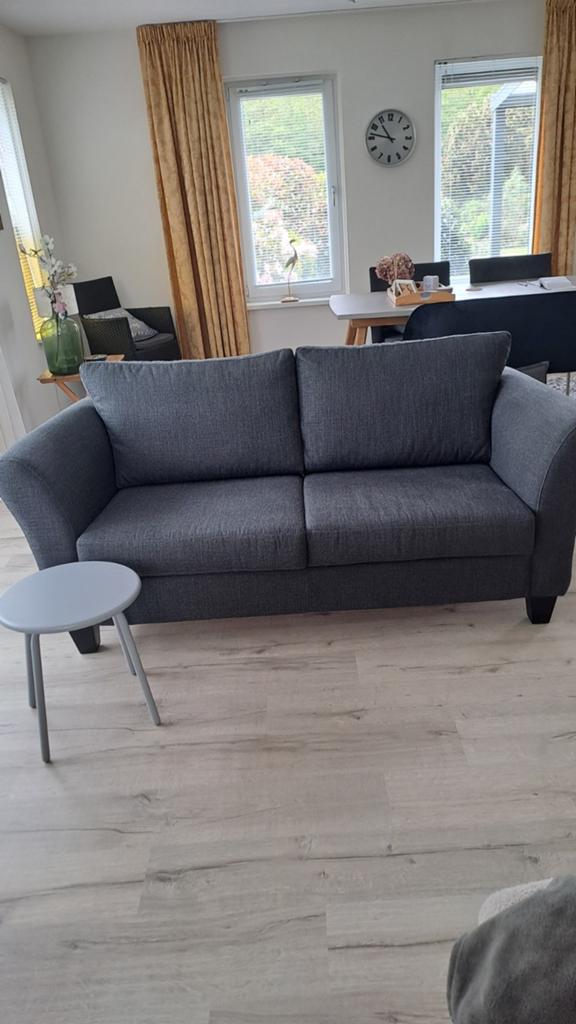Bank tweezits, Huis en Inrichting, Banken | Bankstellen, Ophalen, Gebruikt, Minder dan 75 cm, 150 tot 200 cm