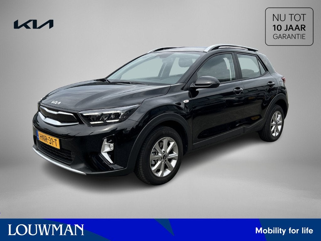 Kia Stonic 1.0 T-GDi MHEV DynamicLine (bj 2025), Auto's, Voorwielaandrijving, 12 maanden, Zwart, Origineel Nederlands