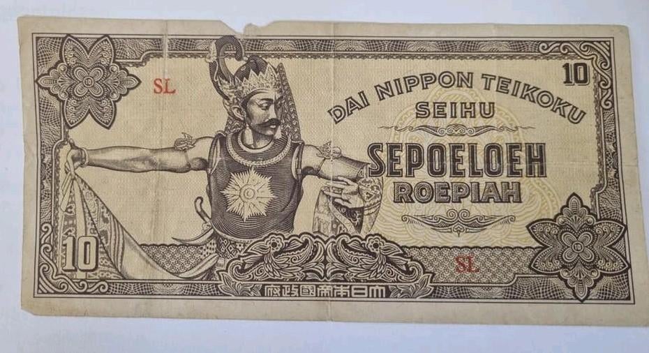 Nippon (Japan) 10 roepiah, Postzegels en Munten, Ophalen of Verzenden, Midden-Oosten, Los biljet