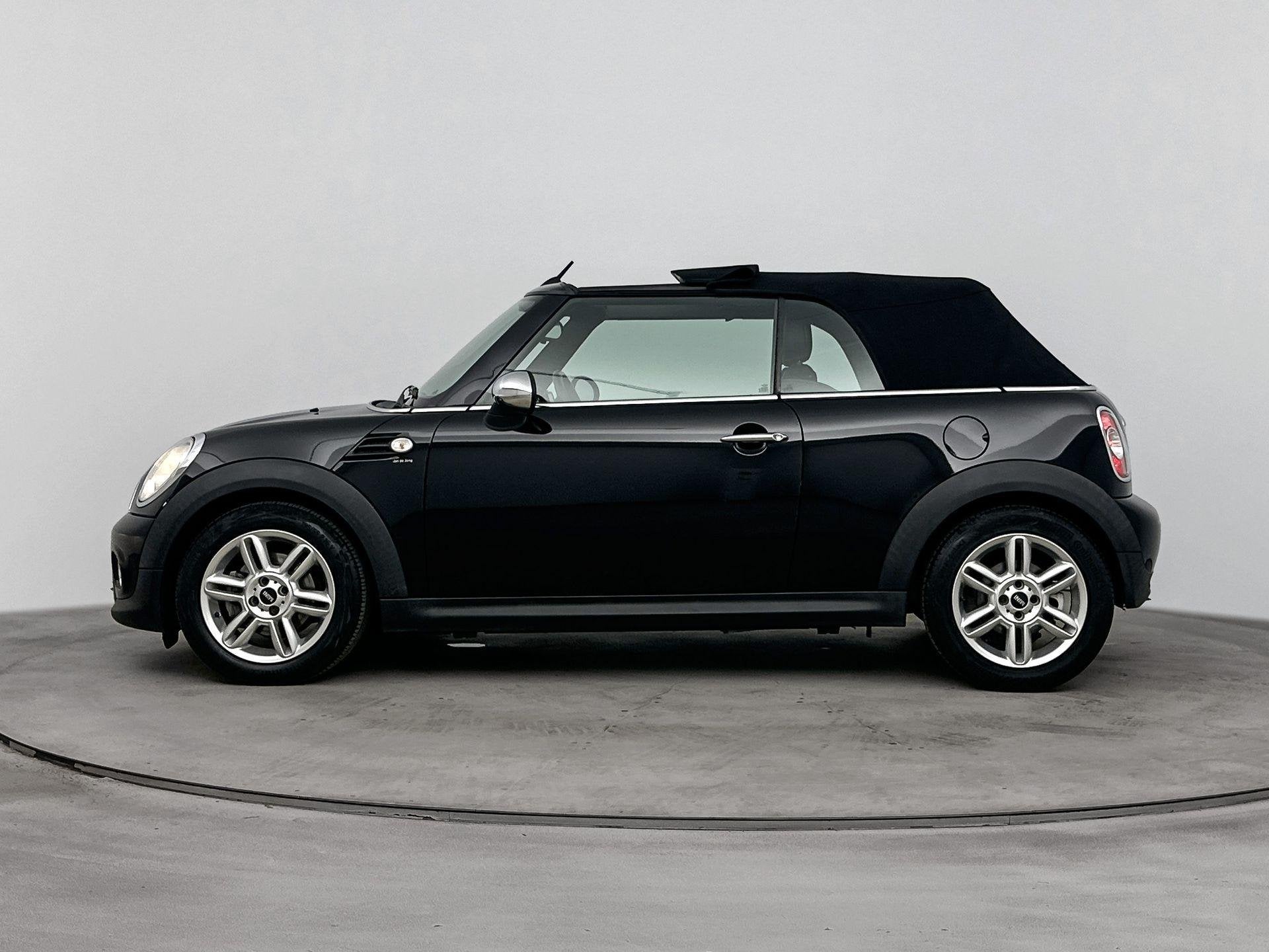 MINI Cabrio 1.6 122 Pk Cooper Chili | Canvas Cabriodak | Cli, Gebruikt, Zwart, 4 cilinders, Cabriolet